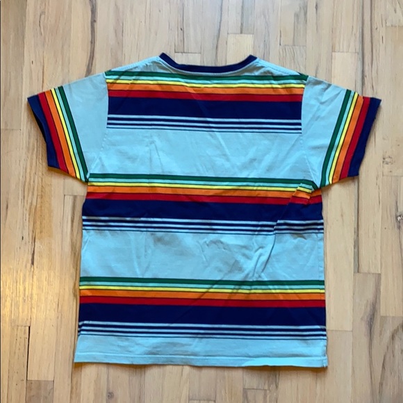 Saint Laurent Slim Fit Striped Cotton T-Shirt - Picture 6 of 7